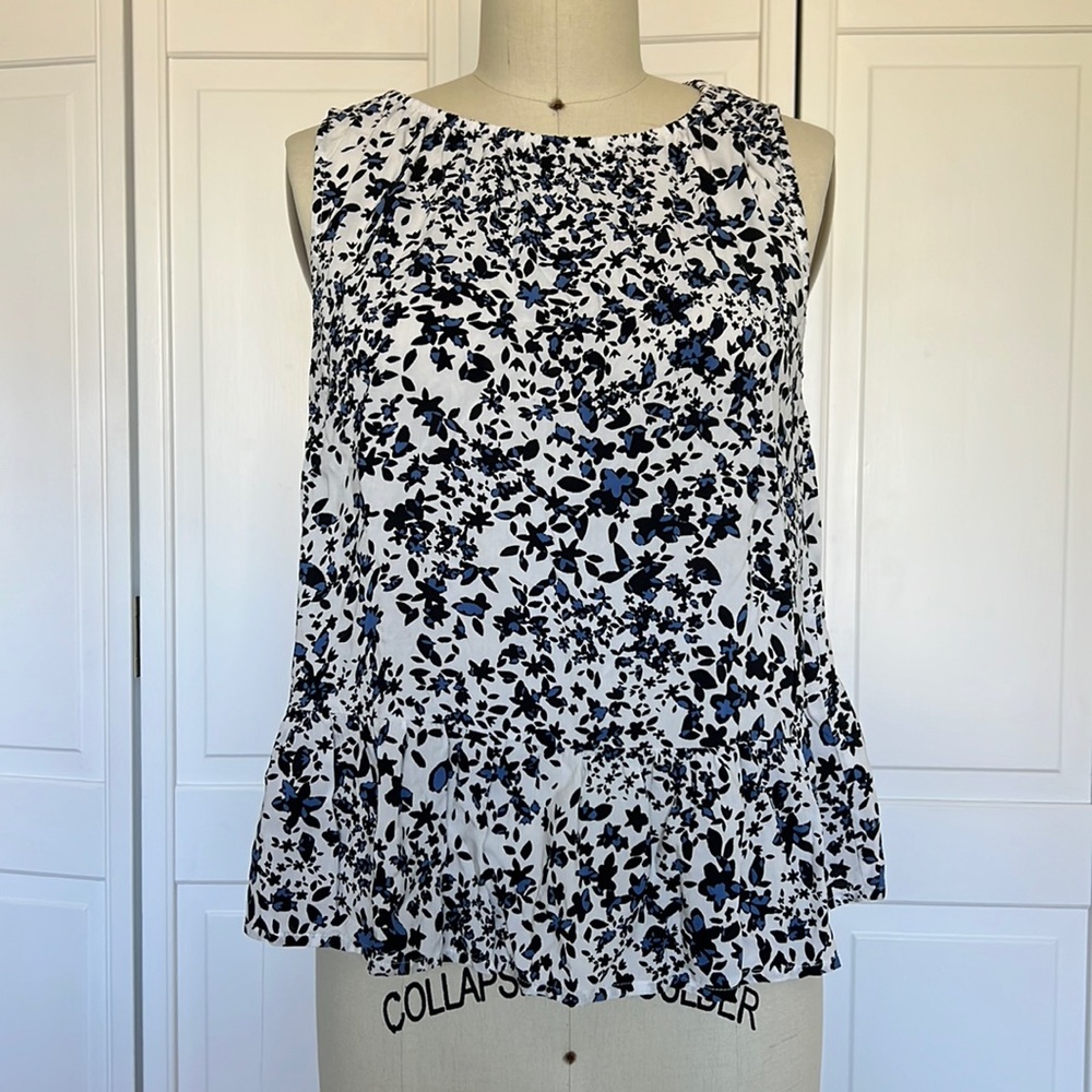 GAP Floral Tank Blouse size Small